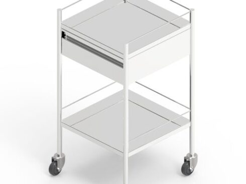 Stainless-Steel-Ward-Trolley-with-1-Drawer