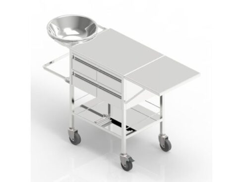 Sponging-Trolley-with-Bowl