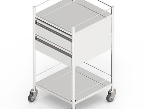 DOUBLE-DRAWER-SINGLE-SHELF-TROLLEY